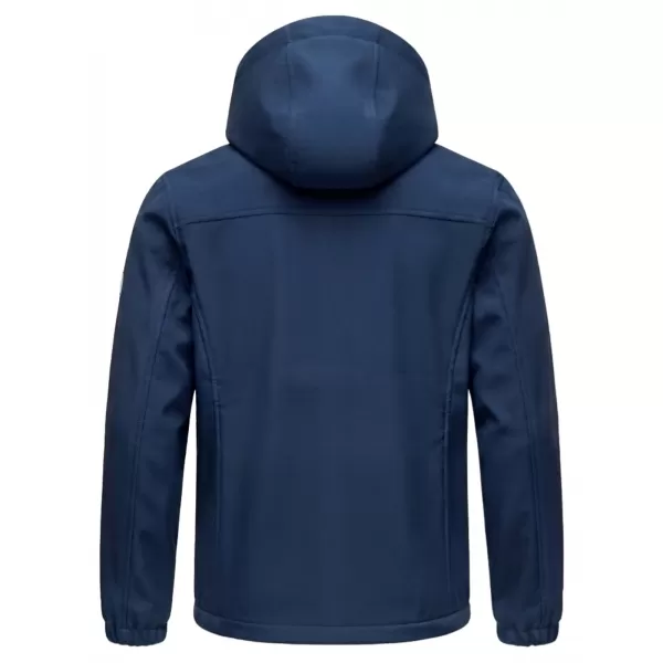  Moška softshell jakna OMBRE C581 MORNARSKO MODRA 