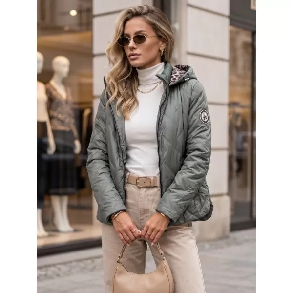  Ženska jakna DSTREET TY5775 ZELENA 