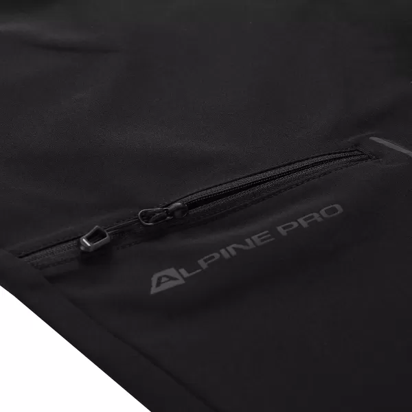  Moške kapri hlače ALPINE PRO WEDER 2 ČRNA 