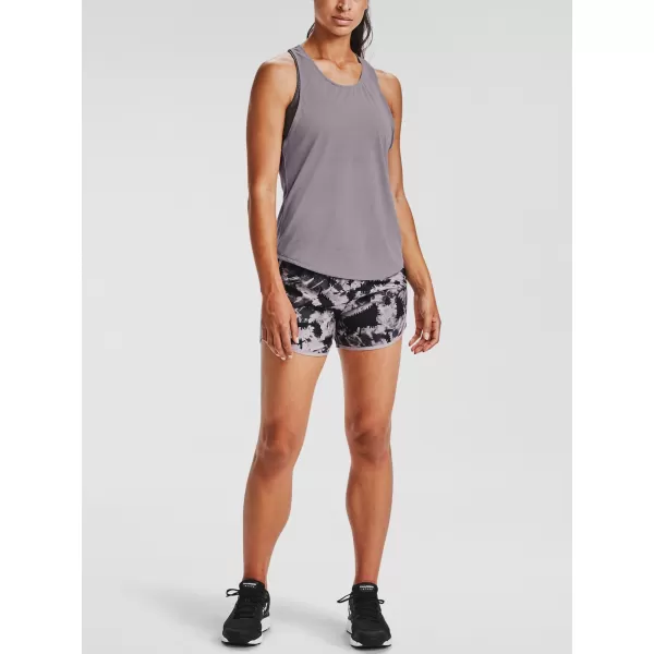  Ženske kratke hlače UNDER ARMOUR W UA FLY BY 2.0 PRINTED SHORT 1350198-591 VIJOLIČNA 