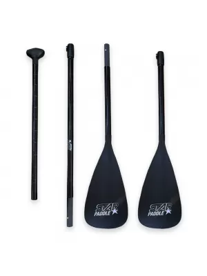 Veslo STAR Fiberglass 4T Combo ČRNA