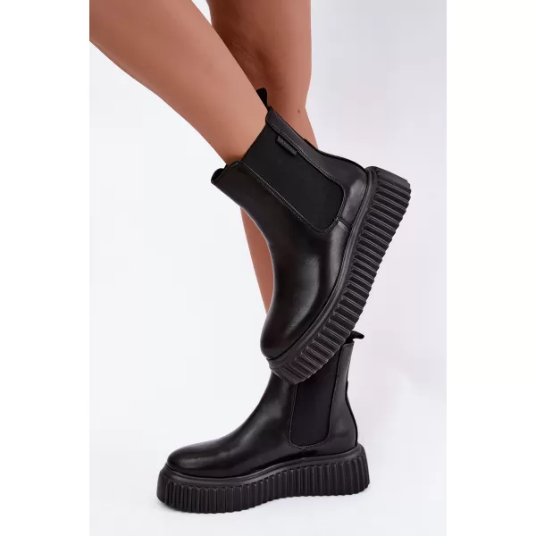  Ženski gležnjarji BIG STAR SHOES UU274334 ČRNA 