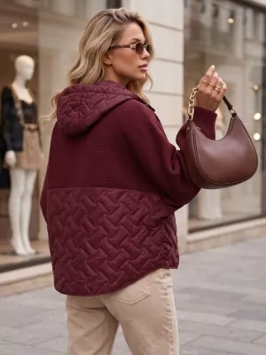 Ženska jakna DSTREET TY5916 BORDO