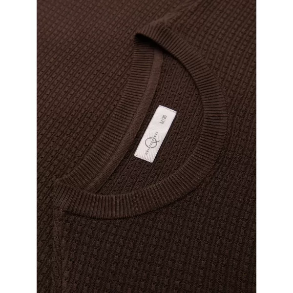  Moška majica s kratkimi rokavi OMBRE OM-TSCT-0303 RJAVA 