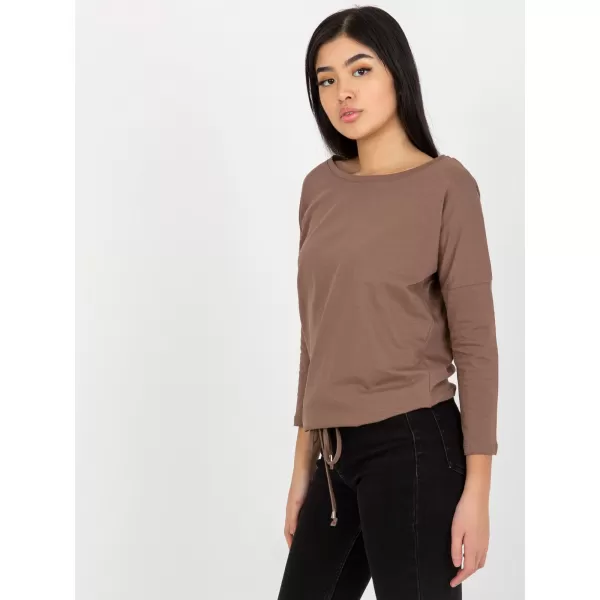  Ženska bluza BASIC FEEL GOOD RV-BZ-4691.26 RJAVA 
