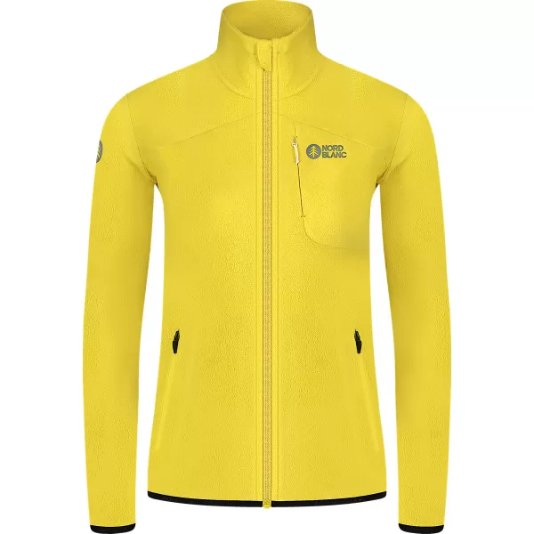 Lahek ženski pulover iz flisa NORDBLANC MAPLE NBSFL8374 JANTAR 