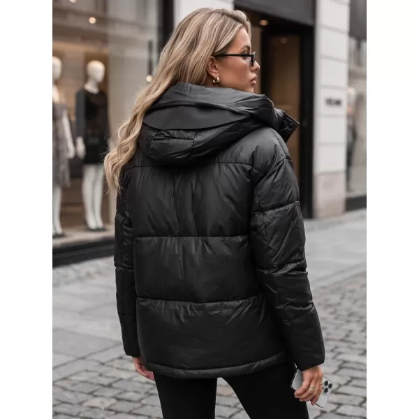  Ženska jakna DSTREET TY5966 ČRNA 