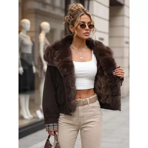  Ženska jakna DSTREET TY5843 RJAVA 