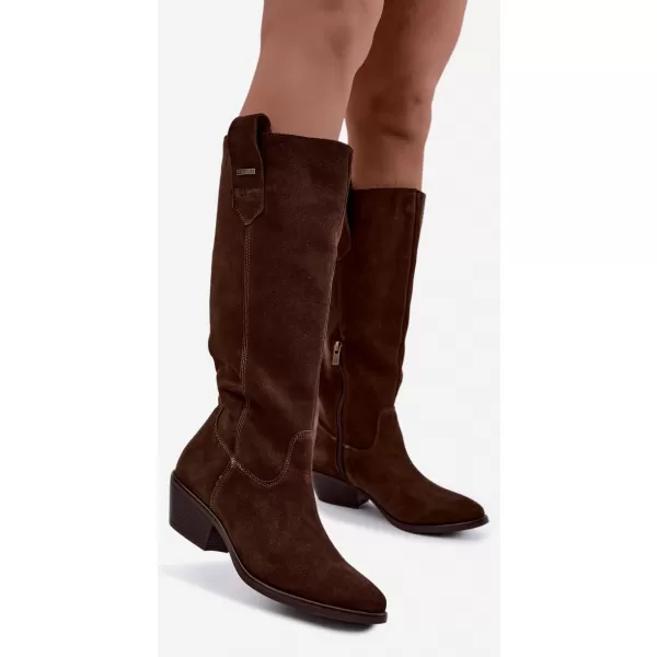  Ženski škornji BIG STAR SHOES UU274519 ČOKOLADA 
