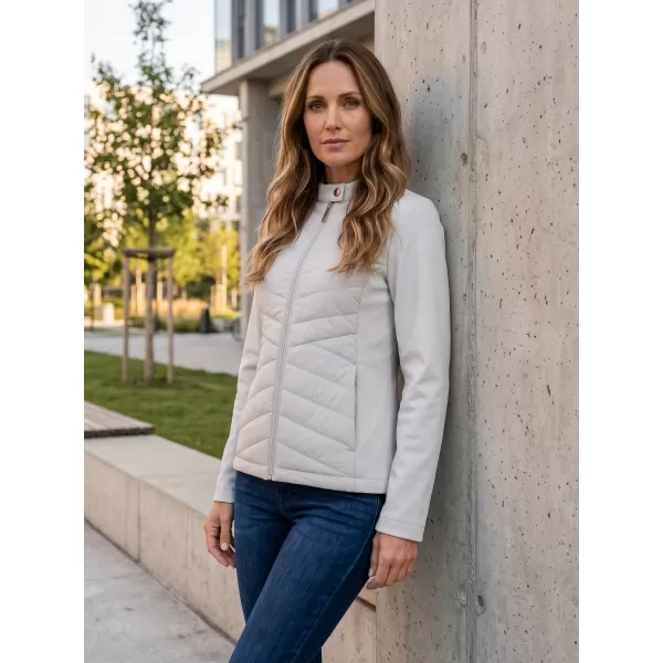  Ženska hibridna jakna MALFINI PREMIUM CROSS 556 SREBRNO SIVA 