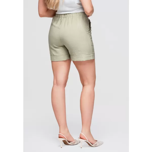  Ženske kratke hlače OMBRE OW-ST-E0006 KAKI 