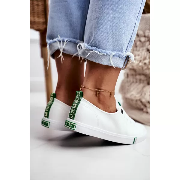  Ženske superge BIG STAR SHOES GG274006 BELA/ZELENA 