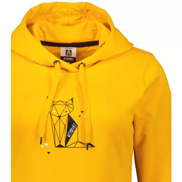  Ženski podaljšan pulover ALTISPORT ALW091419 JANTAR 