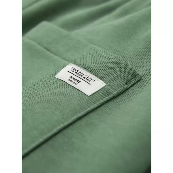  Moške trenirke OMBRE OM-PABS-0304 ZELENA 