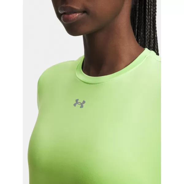  Ženska majica s kratkimi rokavi UNDER ARMOUR VANISH SS 6010870-712 ZELENA 