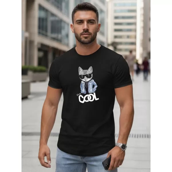  Moška majica s kratkimi rokavi DSTREET NX5018R-BK ČRNA 