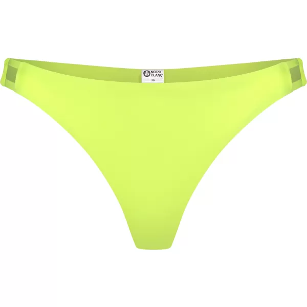  Ženski spodnji del bikinija NORDBLANC TWINKLE NBSSS8242 SVETLO RUMENA 