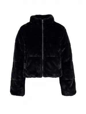 Ženska prešita jakna URBAN CLASSICS TB7935-00007 ČRNA