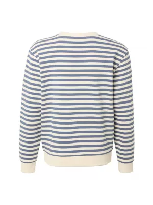Dětská mikina URBAN CLASSICS UCK6135 WHITE SAND/VINAGE BLUE