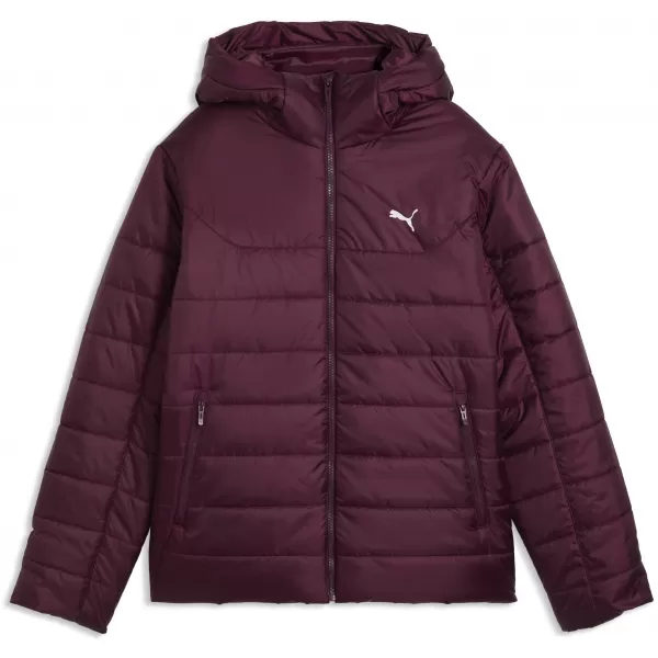  Ženska jakna PUMA ESS HOODED PADDED JACKET 68523124 RUBY NOIR 