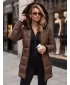 Ženska jakna DSTREET TY5736 RJAVA