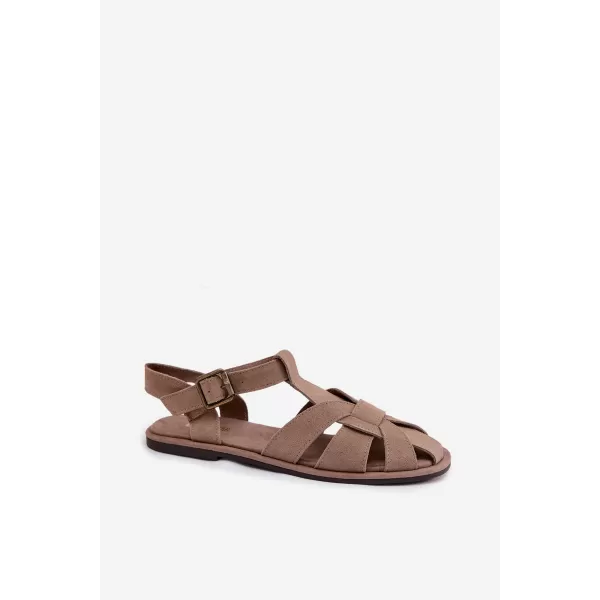  Ženske sandale BIG STAR SHOES TT274250 BEŽ 