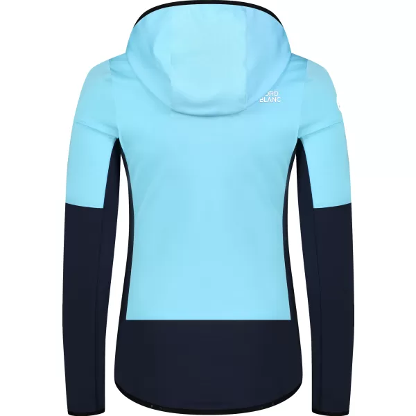  Ženski powerfleece pulover NORDBLANC RAVINE NBSFL8336 SVETLO MODRA 