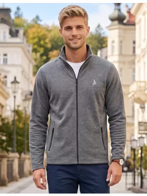 Moški pulover iz flisa ALTISPORT ALM002852 ČRNI POUDAREK
