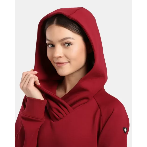  Ženski pulover KILPI HEYDEN-W 1L0209KI TEMNO RDEČA 