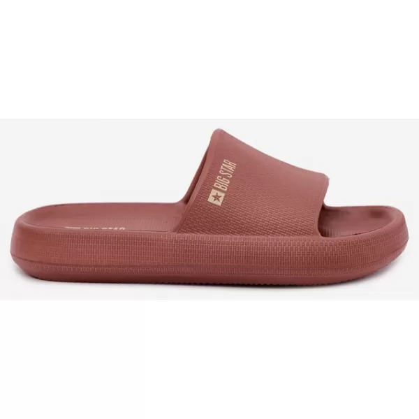  Ženski copati BIG STAR SHOES UU274088 ODTENKI RDEČE 