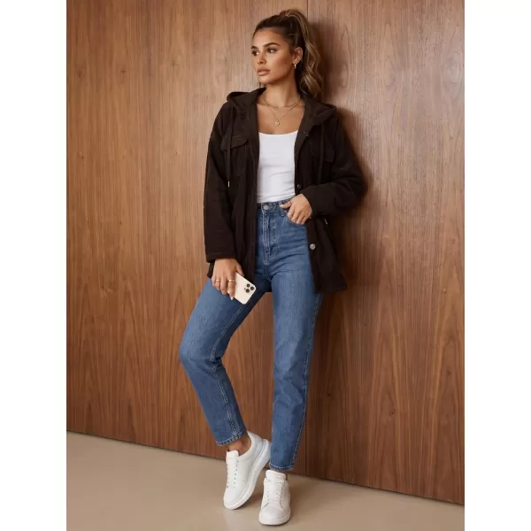  Ženska jakna DSTREET TY6050 RJAVA 