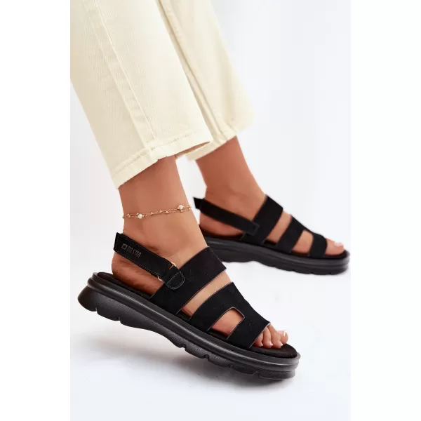  Ženske sandale BIG STAR SHOES TT274484 ČRNA 