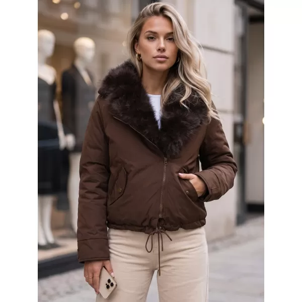  Ženska jakna DSTREET TY6071 KARAMELA 