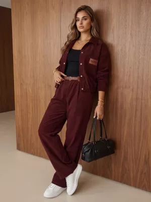 Ženski komplet DSTREET AY1220 BORDO