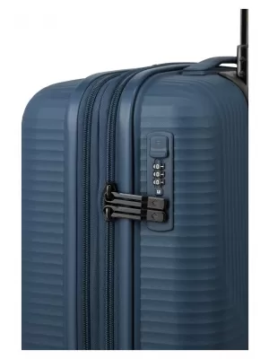 Kovček TRAVELITE AIR STRIPE 4W S EXP NAVADE