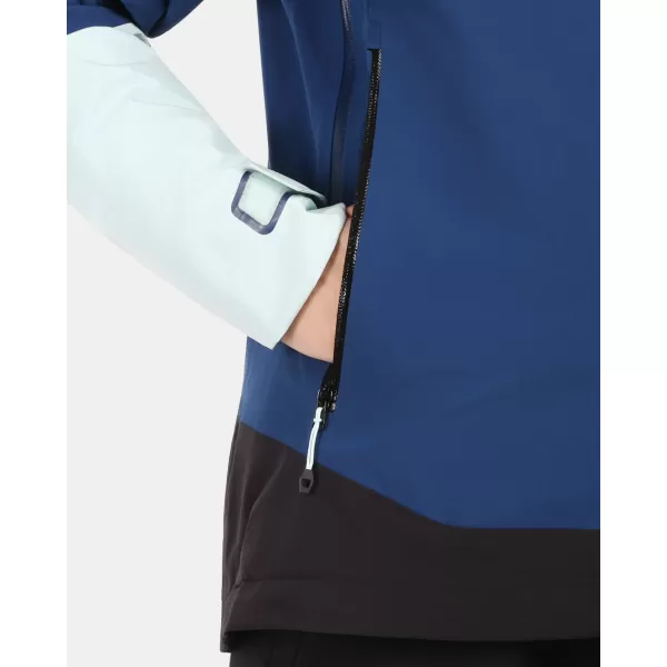  Ženska hardshell jakna KILPI MAMBA-W 1L0101KI TEMNO MODRA 