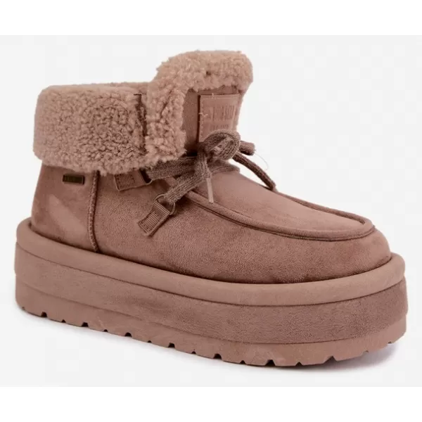  Ženski snežaki BIG STAR SHOES UU274215 BEŽ 