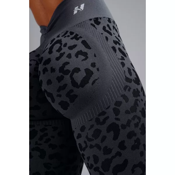  Kompresijske push-up pajkice z leopardjim potiskom NEBBIA PRIMAL 849 ČRNI LEOPARD 