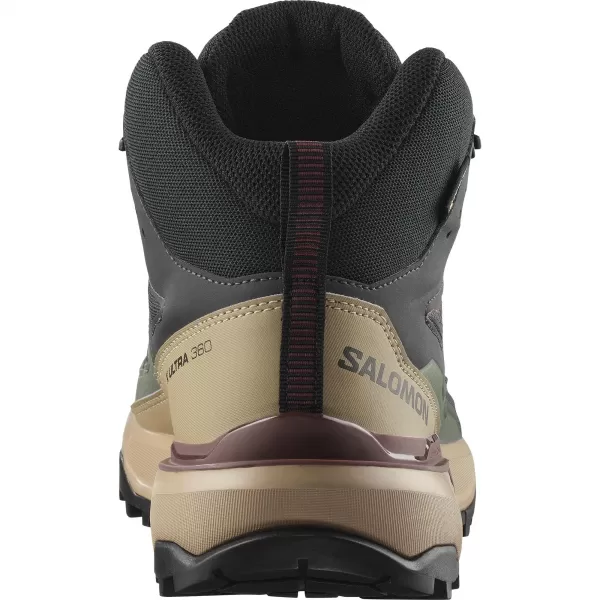  Moški čevlji SALOMON X ULTRA 360 MID GORE-TEX L47743300 FANTOM/DESERT TAN/RUM ROZINE 