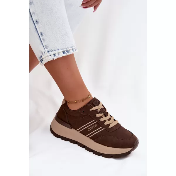 Ženske superge BIG STAR SHOES UU274040 RJAVA/BEŽ 