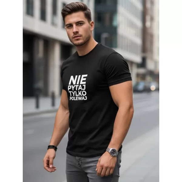  Moška majica s kratkimi rokavi DSTREET NX0113R-BK ČRNA 
