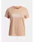 Dekliška majica s kratkimi rokavi UNDER ARMOUR TECH TWIST WDMK LOGO SS 6007134-870 ORANŽNA