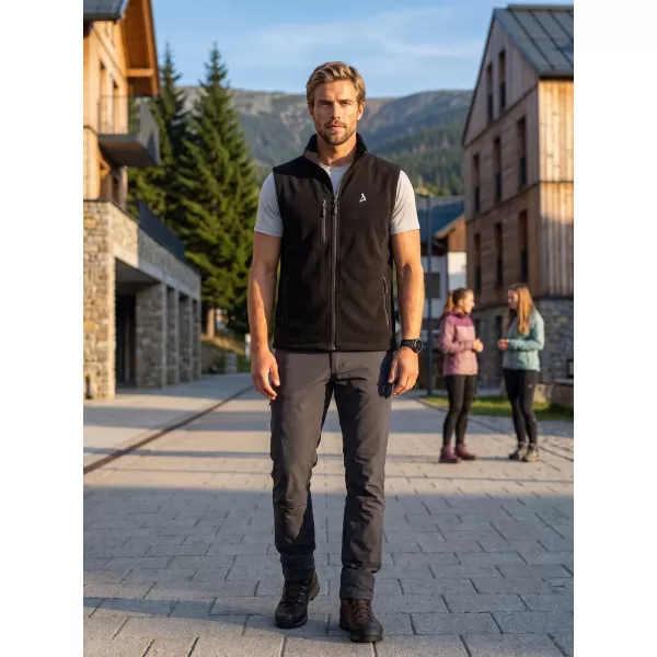  Moški brezrokavnik iz flisa ALTISPORT ALM002525 ČRNA 