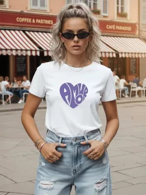 Ženska majica s kratkimi rokavi DSTREET NX8055RY-WH BELA