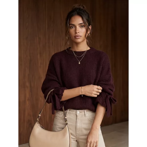  Ženski pulover DSTREET MY2569 BORDO 