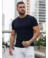 Moška majica s kratkimi rokavi DSTREET RX5673 TEMNO MODRA