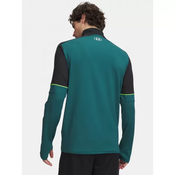  Moški pulover UNDER ARMOUR M CHALLENGER TRAINING QZ 6004043-338 ZELENA 