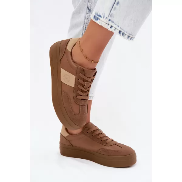  Ženske superge BIG STAR SHOES UU274015 RJAVA/BEŽ 