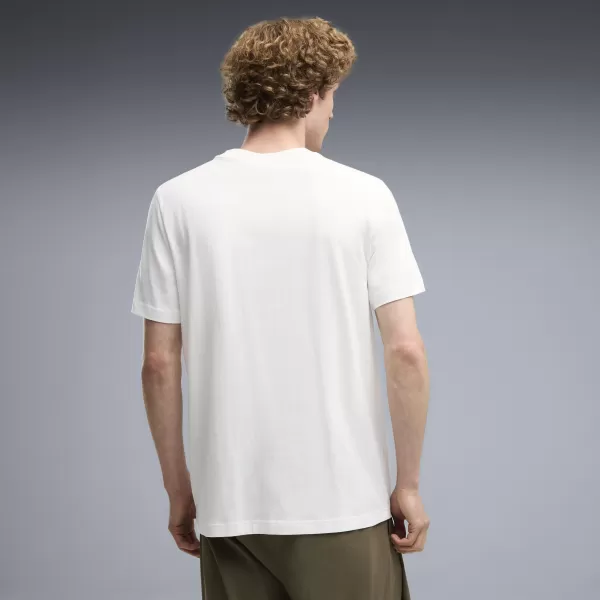  Moška majica s kratkimi rokavi PUMA GRAPHICS TEE 69435502 PUMA BELA 