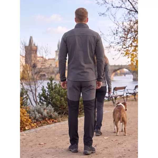  Moške softshell hlače ALPINE PRO AKAN 3 ČRNA 